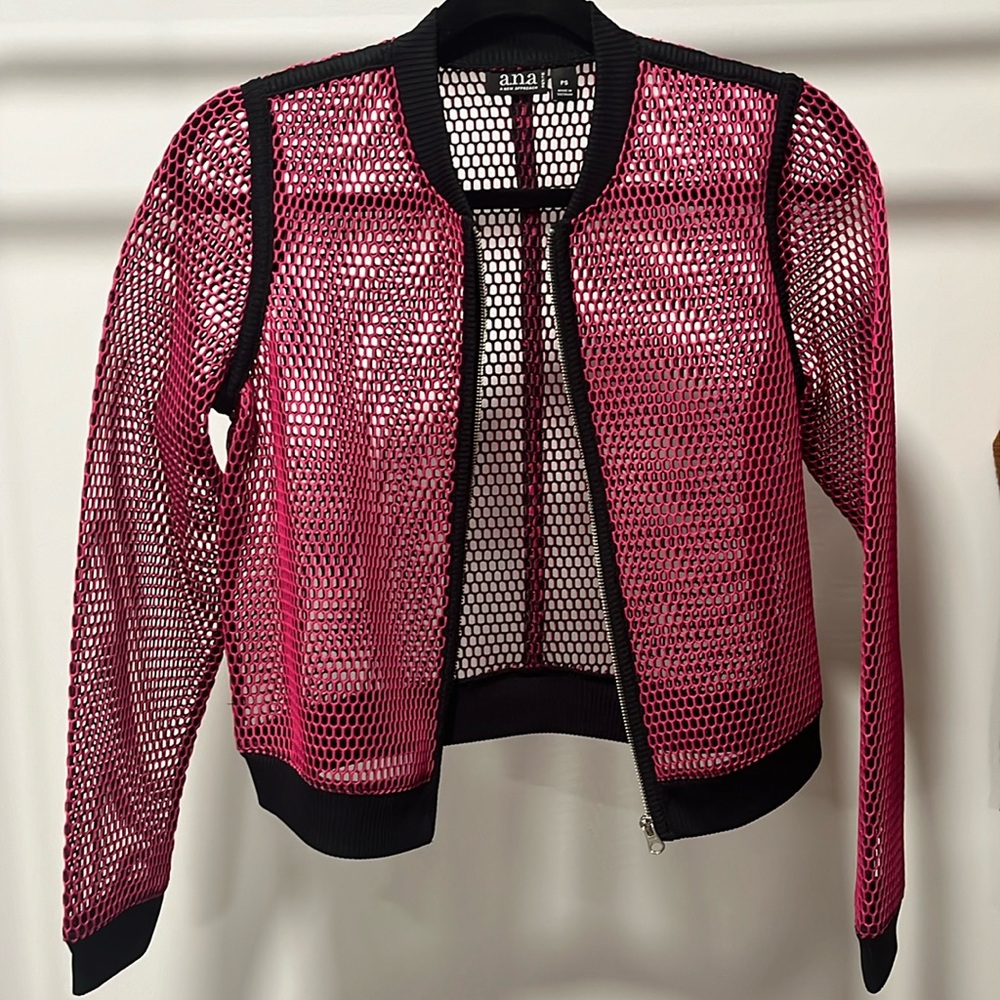 ANA petite bomber jacket, size PS, new with tag.